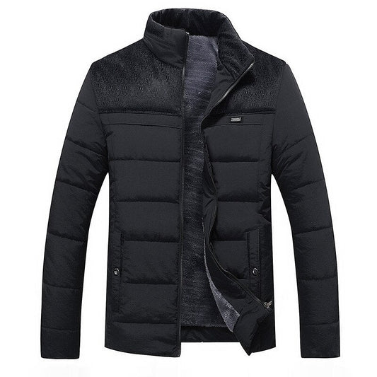 Manteau d'hiver pour Hommes | Col Montant et Design Coupe-Vent