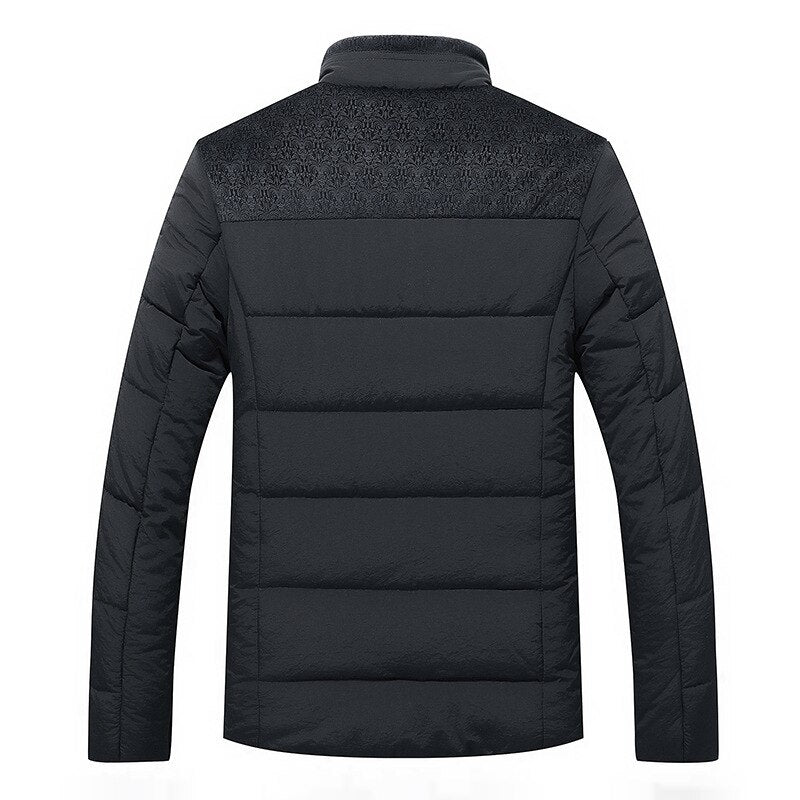 Manteau d'hiver pour Hommes | Col Montant et Design Coupe-Vent