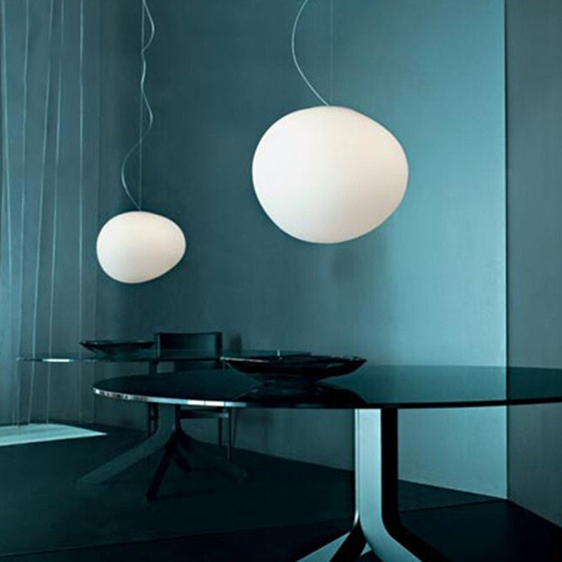 Lampe Suspendue Moderne en Verre | Élégance Minimaliste et Luminosité Douce