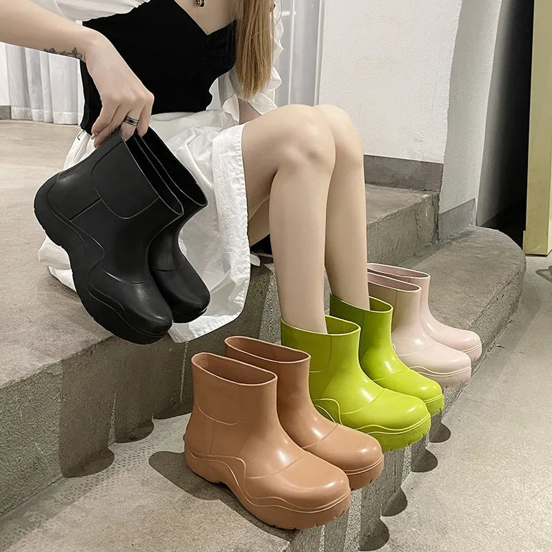 Bottes de Pluie Imperméables pour Femmes | Confort et Adhérence en Toutes Conditions