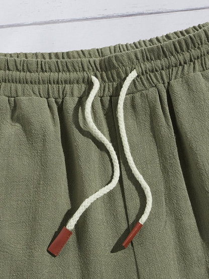 Shorts d'été à Jambe Droite | Taille à Cordon Ajustable et Léger