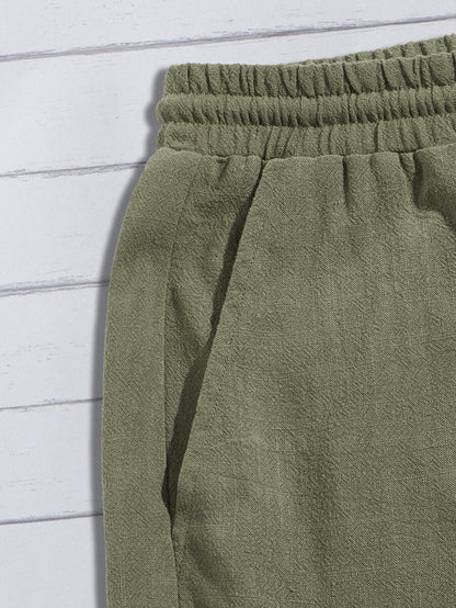 Shorts d'été à Jambe Droite | Taille à Cordon Ajustable et Léger