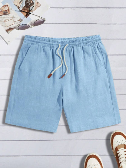 Shorts d'été à Jambe Droite | Taille à Cordon Ajustable et Léger