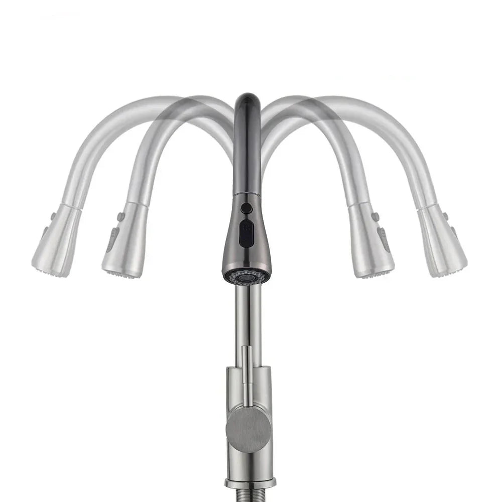 Robinet Ajustable Économiseur d'Eau | Bec Flexible et Finition Élégante