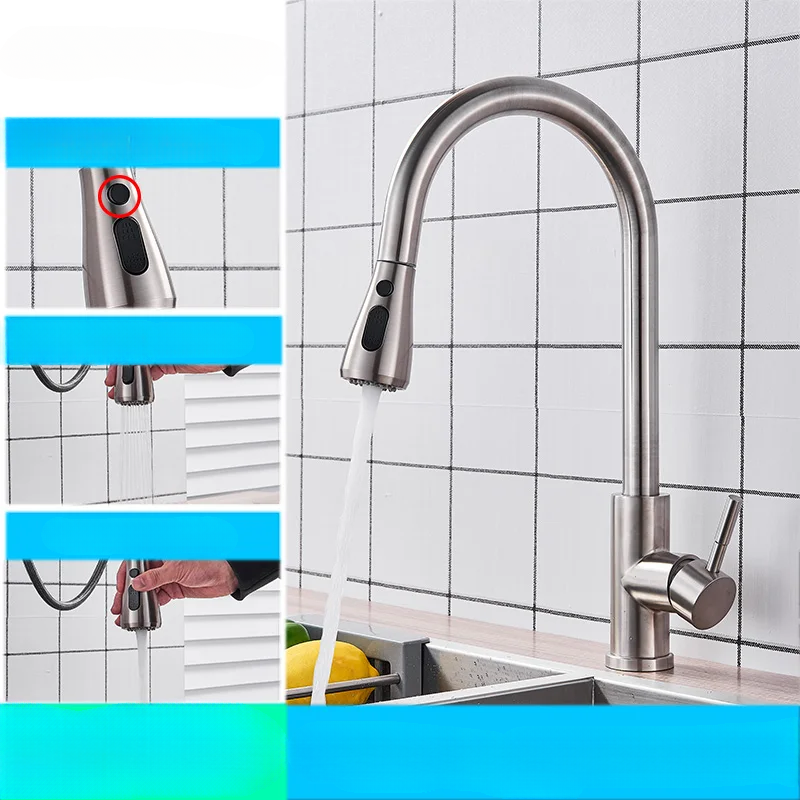 Robinet Ajustable Économiseur d'Eau | Bec Flexible et Finition Élégante