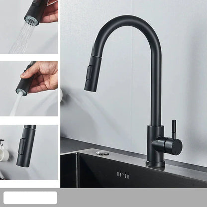 Robinet Ajustable Économiseur d'Eau | Bec Flexible et Finition Élégante