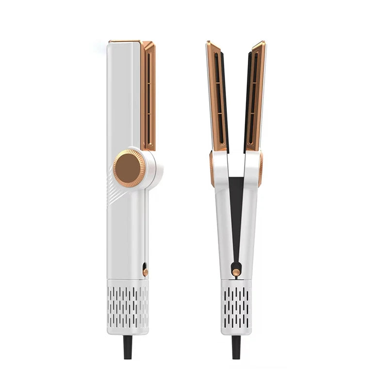 Lisseur 2-en-1 pour Cheveux Humides et Secs | Coiffage Rapide et Soin Optimal