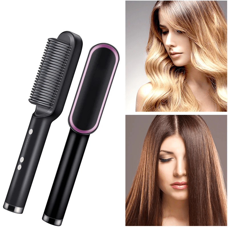 Lisseur de Cheveux en Céramique | Chauffage Rapide et Sûr pour Coiffage