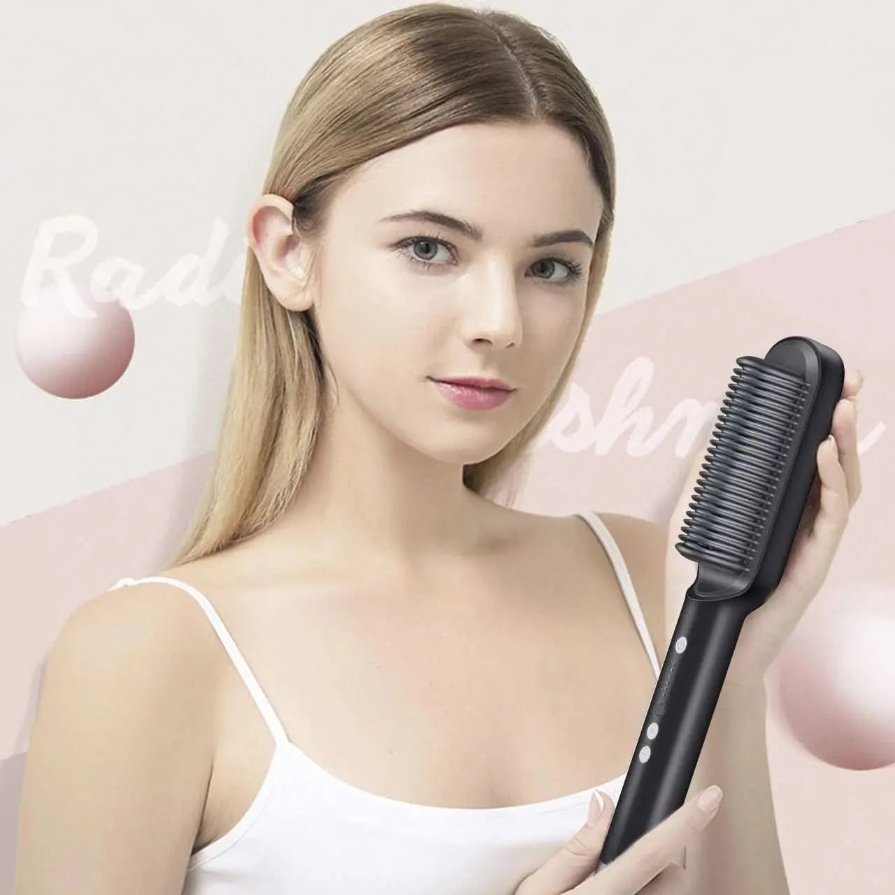 Lisseur de Cheveux en Céramique | Chauffage Rapide et Sûr pour Coiffage