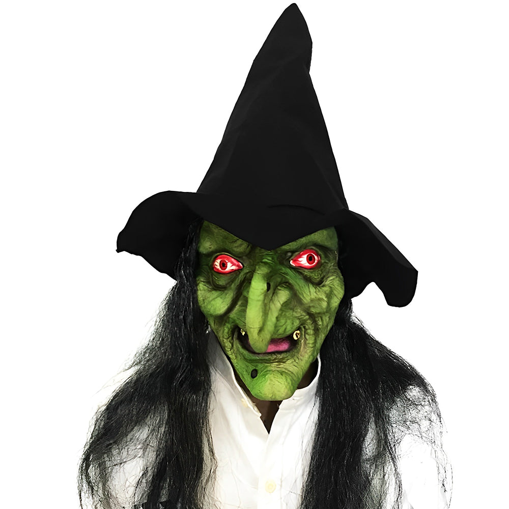 Masque en Latex Naturel pour Halloween | Confortable et Léger avec Bouche Mobile