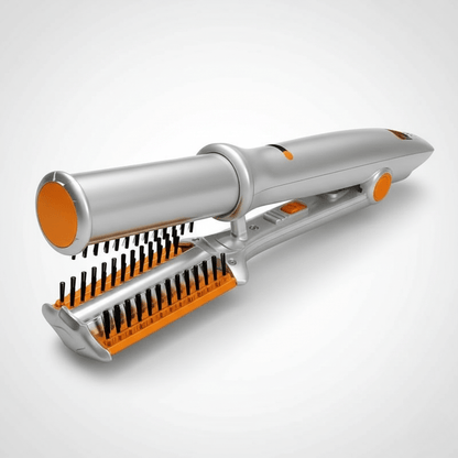 Brosse à Cheveux Rotative 2-en-1 | Coiffage Lisse et Volumineux Rapide