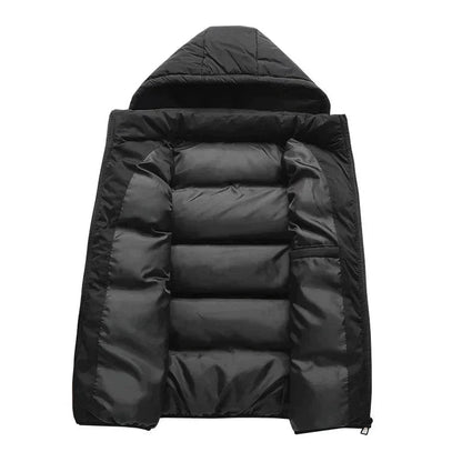 Veste d'hiver sans manches pour hommes | Isolation Premium et Capuche Amovible