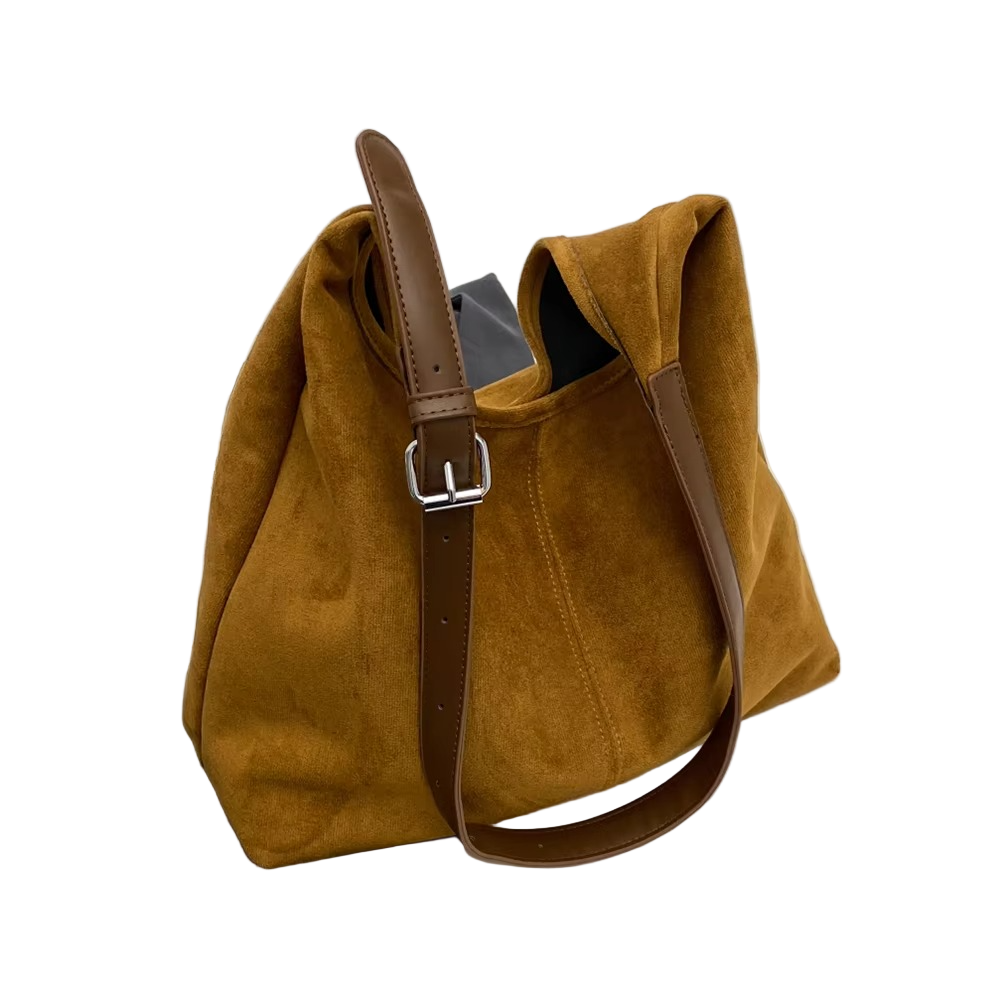 Sac à Main en Daim Élégant | Bandoulière Ajustable et Grande Capacité