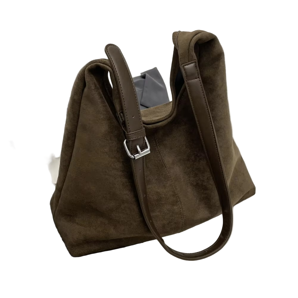 Sac à Main en Daim Élégant | Bandoulière Ajustable et Grande Capacité