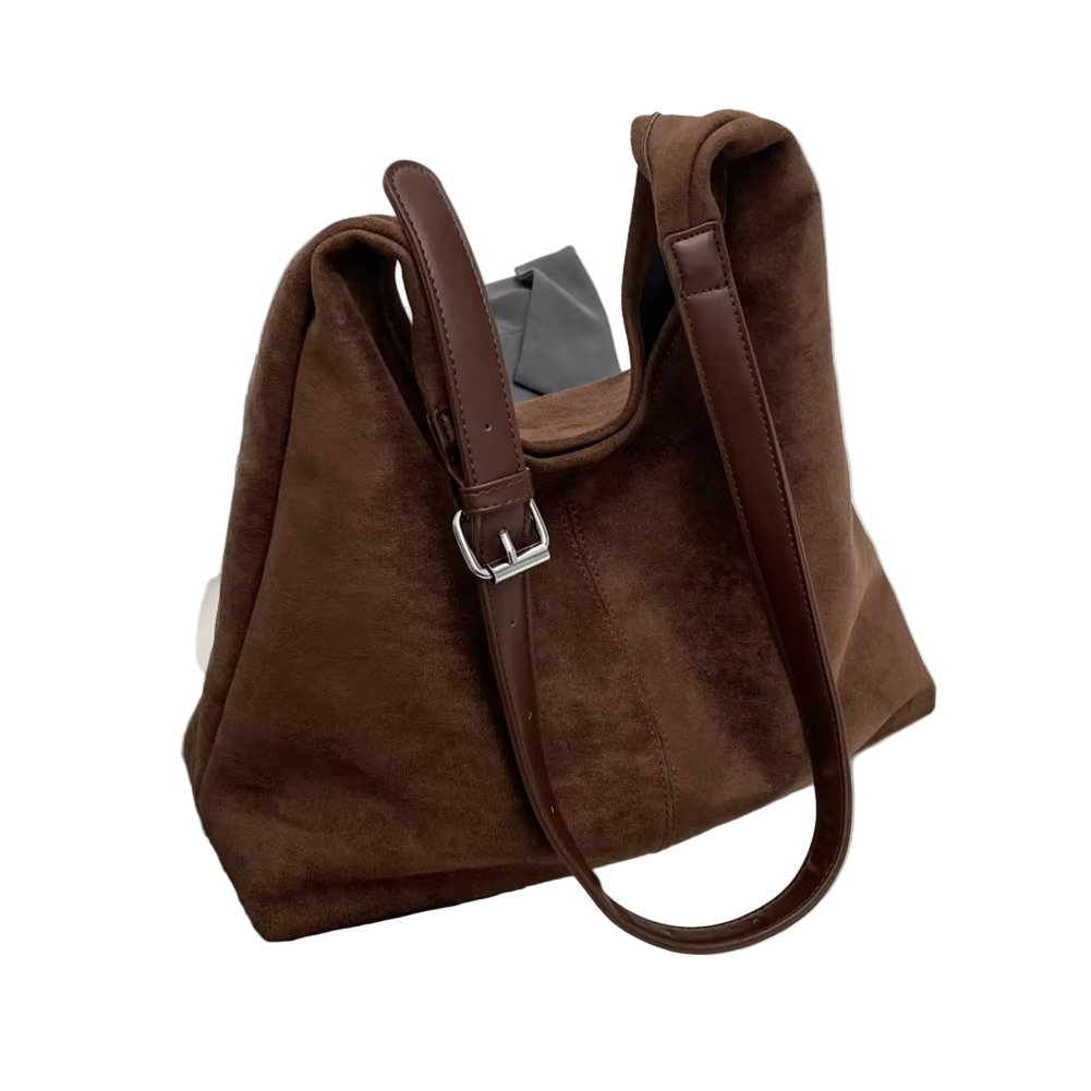 Sac à Main en Daim Élégant | Bandoulière Ajustable et Grande Capacité