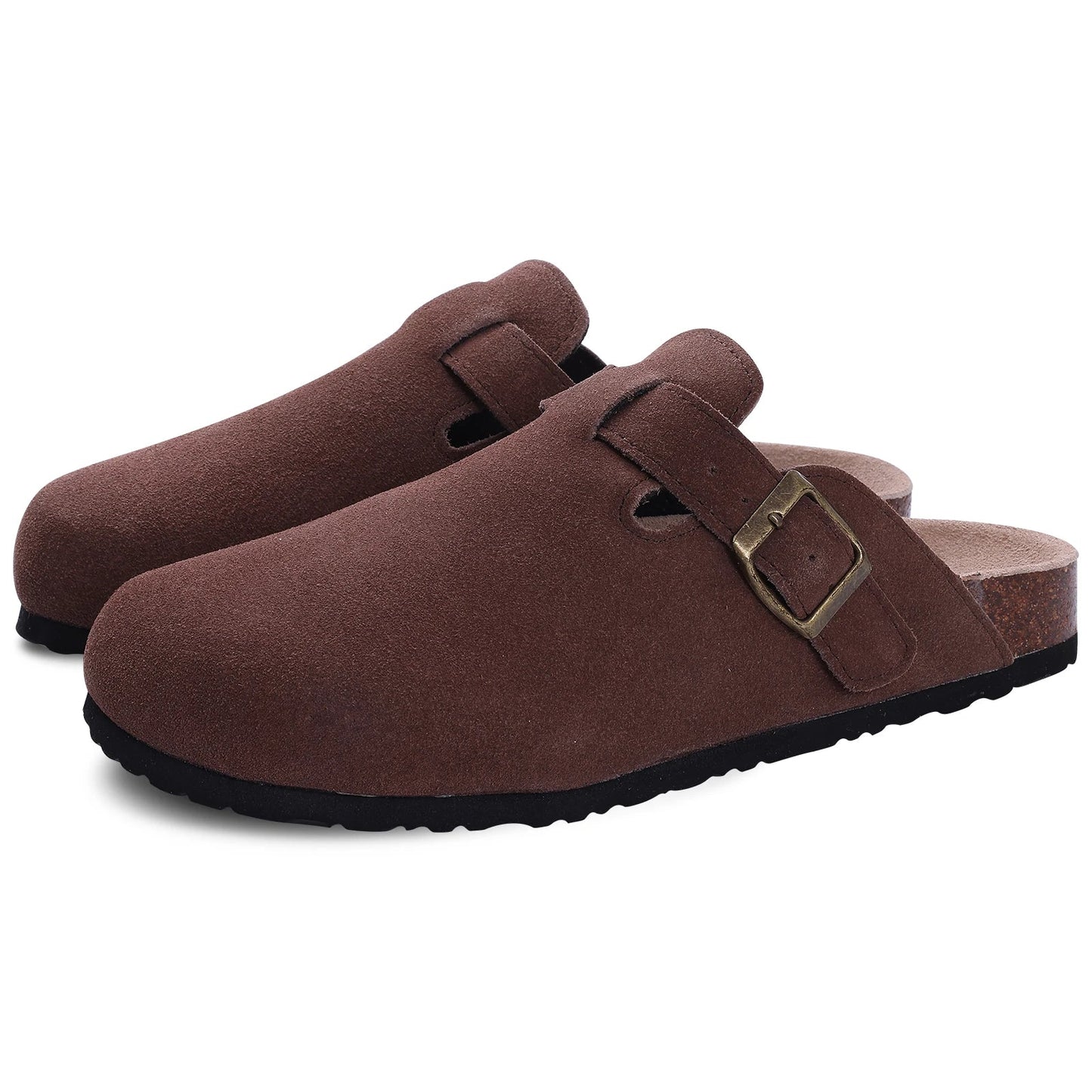 Mules en Suède Femme | Confort Élégant avec Semelle en Liège