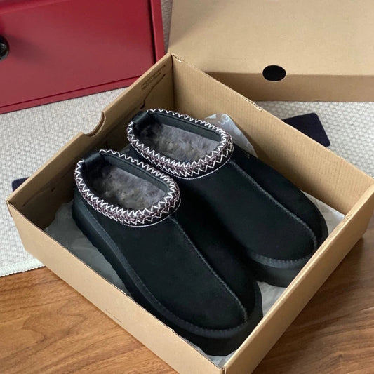Bottines à Plateforme pour Femmes | Doublure en Fourrure Confortable pour l'Hiver