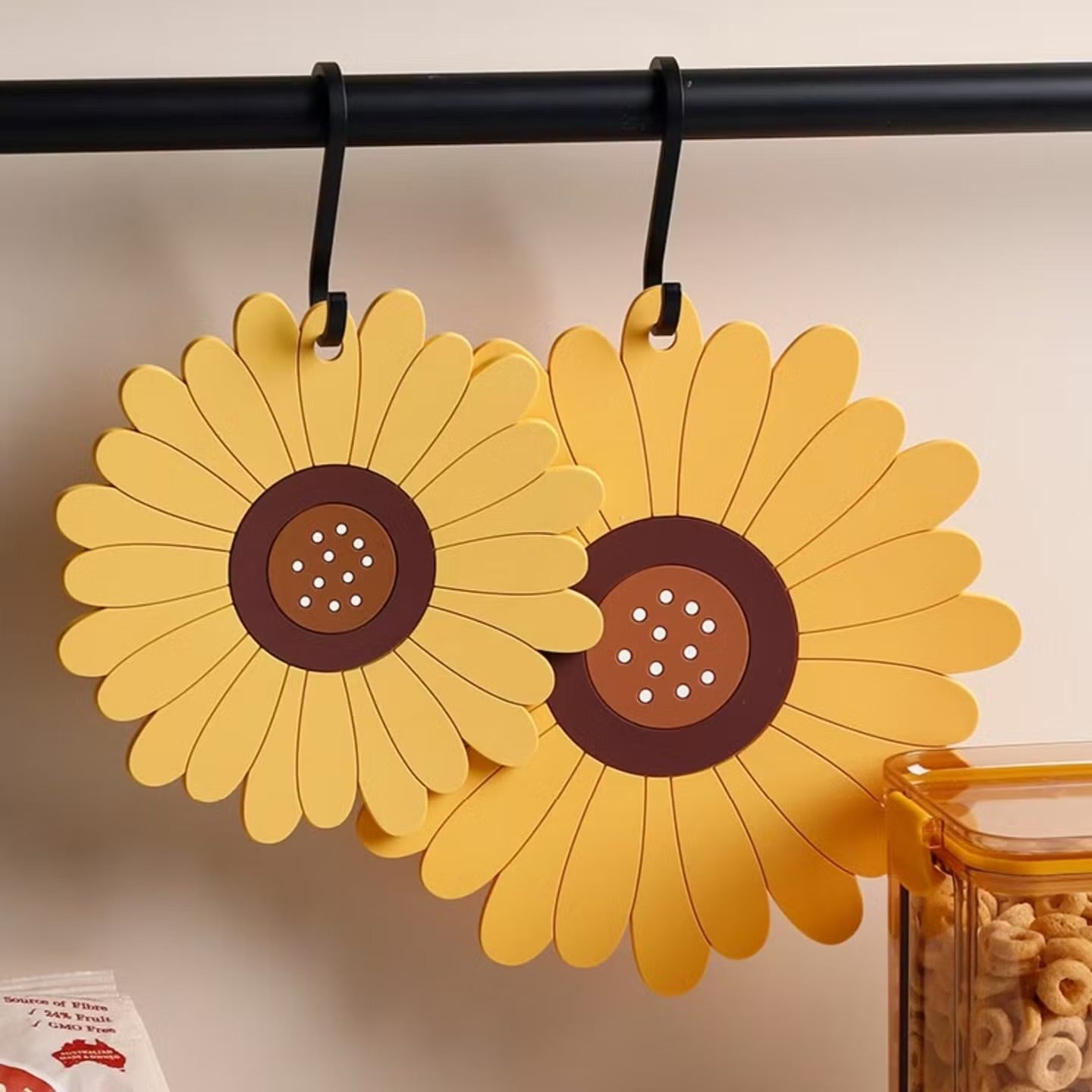 Tapis de Table Résistant à la Chaleur | Design Tournesol et Antidérapant