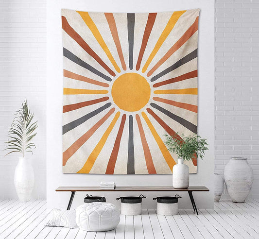 Tapisserie Murale Bohémienne Moderne | Ambiance Accueillante et Tendance