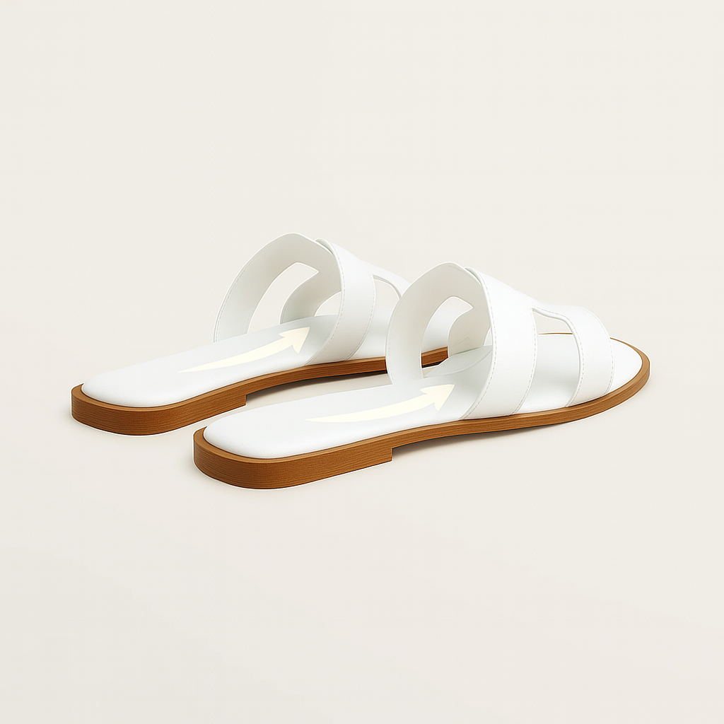 Sandales Plates à Enfiler pour Femmes | Confort et Style pour l'Été