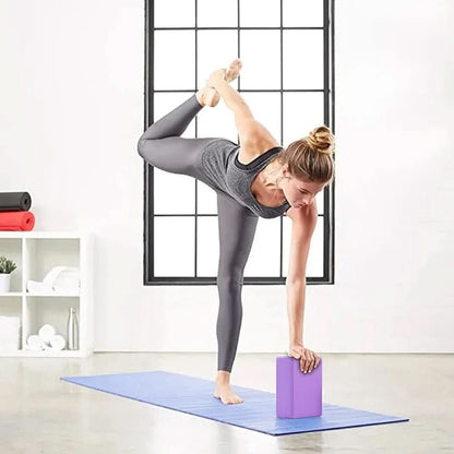 Bloc de Yoga Antidérapant | Stabilité et Confort pour Pratique