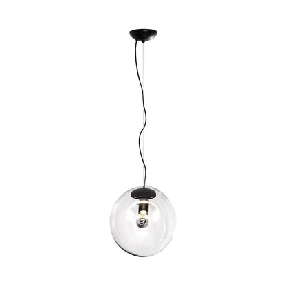 Lampe Plafonnier en Verre Soufflé | Design Épuré et Atmosphère Sereine