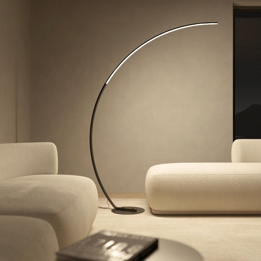 Lampe sur Pied LED Élegante | Éclairage Personnalisable et Hauteur Réglable