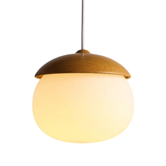 Lampe Suspendue en Bois Nordique | Design Élégant et Ambiance Chaleureuse