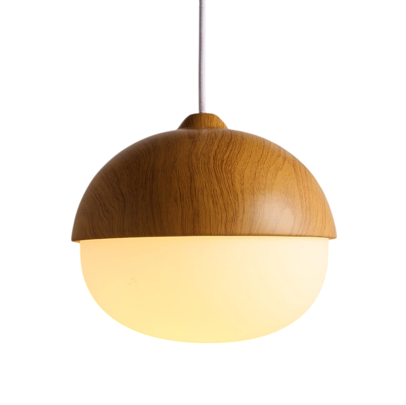 Lampe Suspendue en Bois Nordique | Design Élégant et Ambiance Chaleureuse