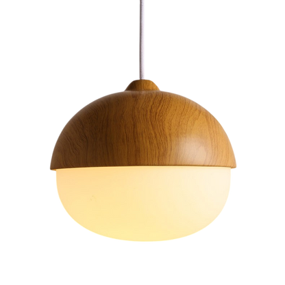 Lampe Suspendue en Bois Nordique | Design Élégant et Ambiance Chaleureuse