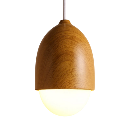 Lampe Suspendue en Bois Nordique | Design Élégant et Ambiance Chaleureuse