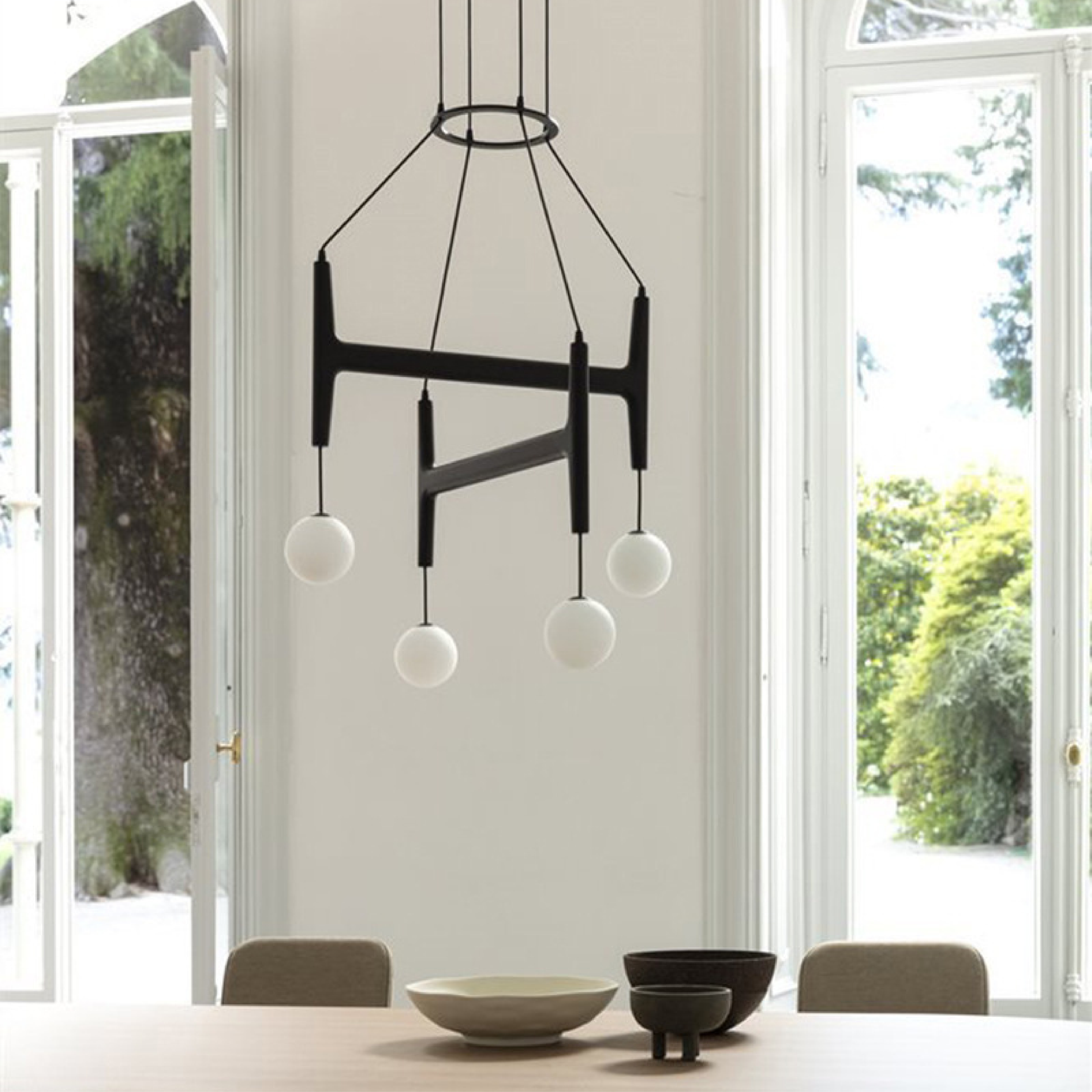 Lampe Pendante Moderne en Bois et Verre | Élégance et Confort pour Votre Intérieur