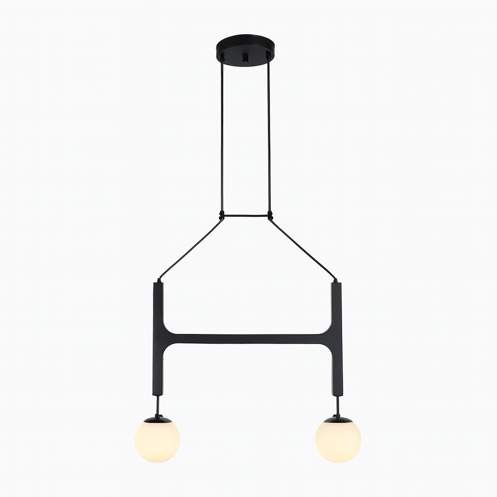 Lampe Pendante Moderne en Bois et Verre | Élégance et Confort pour Votre Intérieur