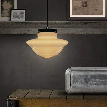 Lampe Pendante Géométrique Vintage | Éclairage Chaud et Design Élégant