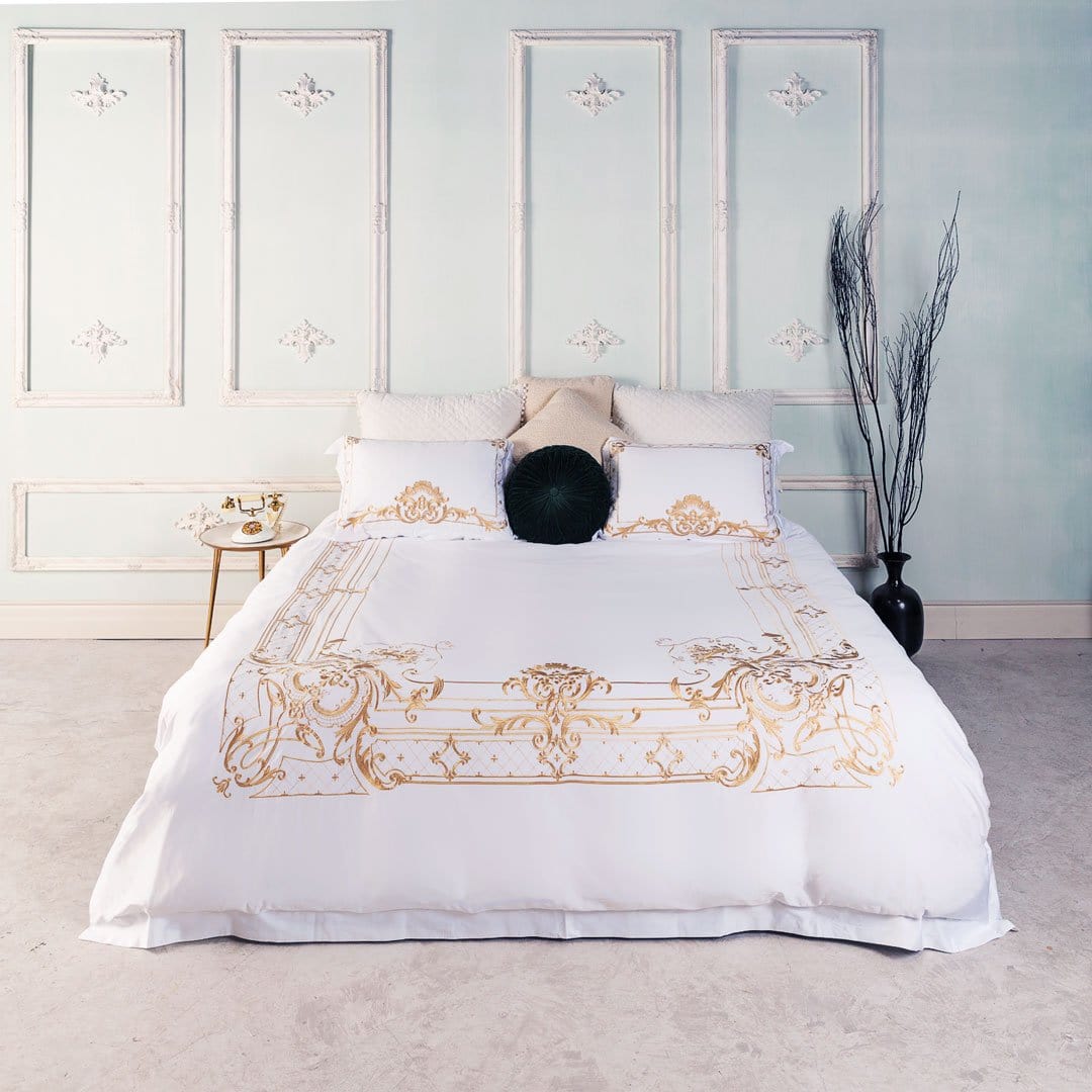 Literie de Luxe en Coton Égyptien | Glamour et Élégance pour Votre Chambre
