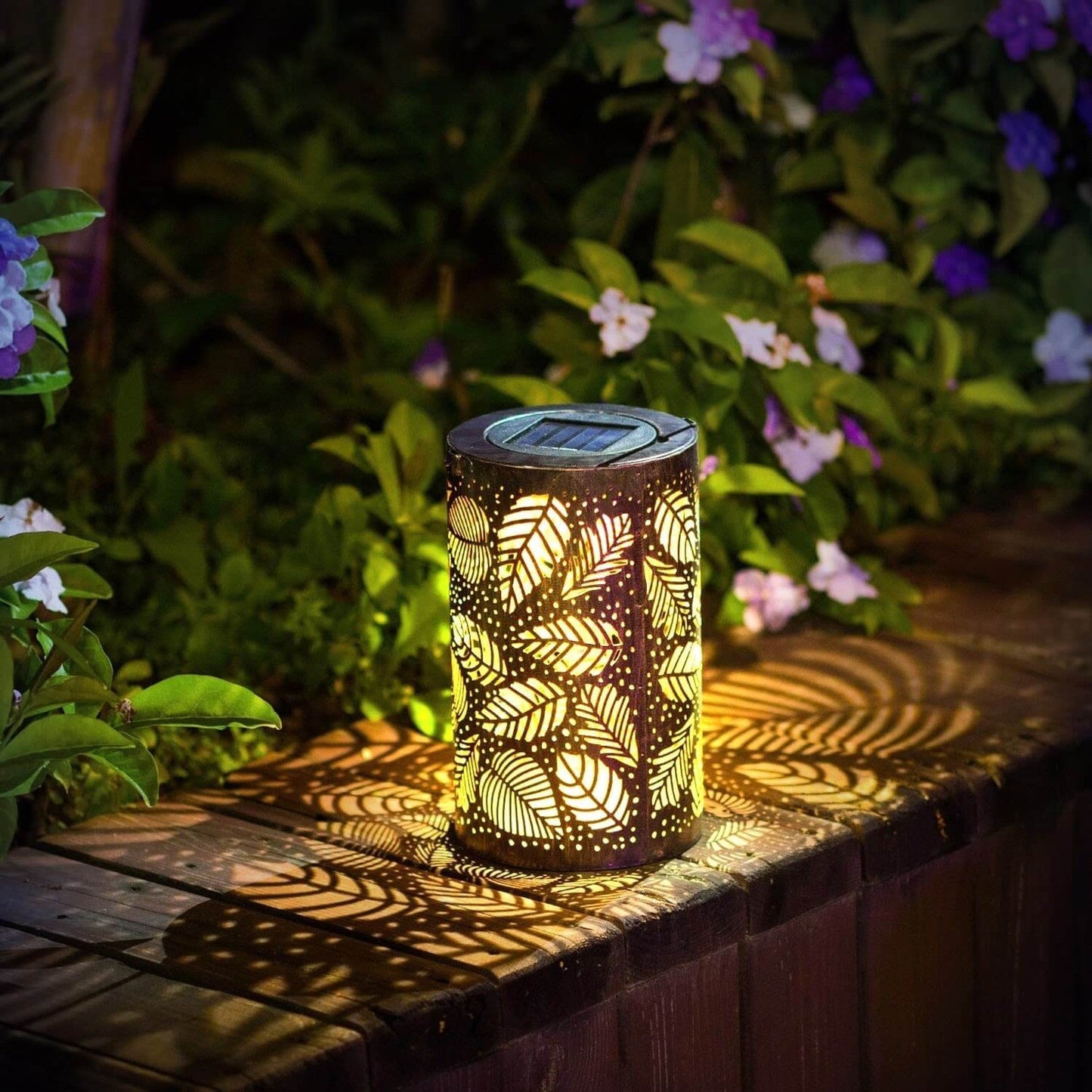 Lampe Solaire en Feuille | Éclairage Écologique et Ambiance Chaleureuse