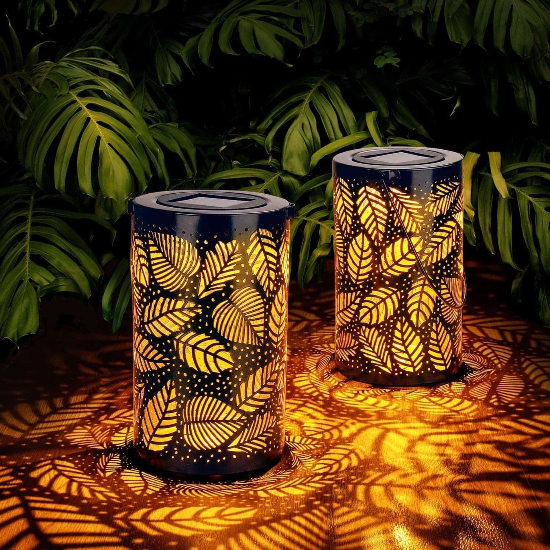Lampe Solaire en Feuille | Éclairage Écologique et Ambiance Chaleureuse