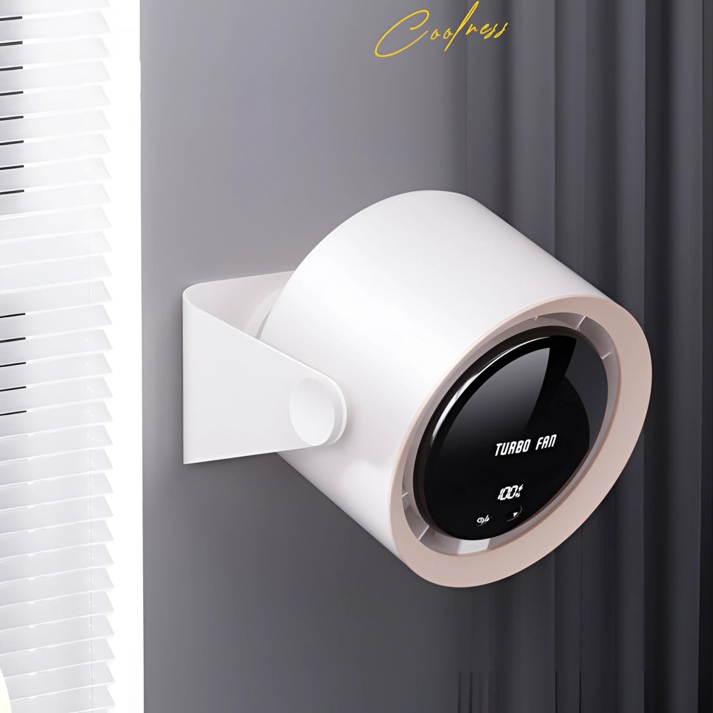 Ventilateur Turbo Silencieux sans Lame | Refroidissement Compact avec Affichage LED