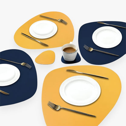Sous-assiettes Réversibles en Simili Cuir | Élégance et Protection pour Vos Tables