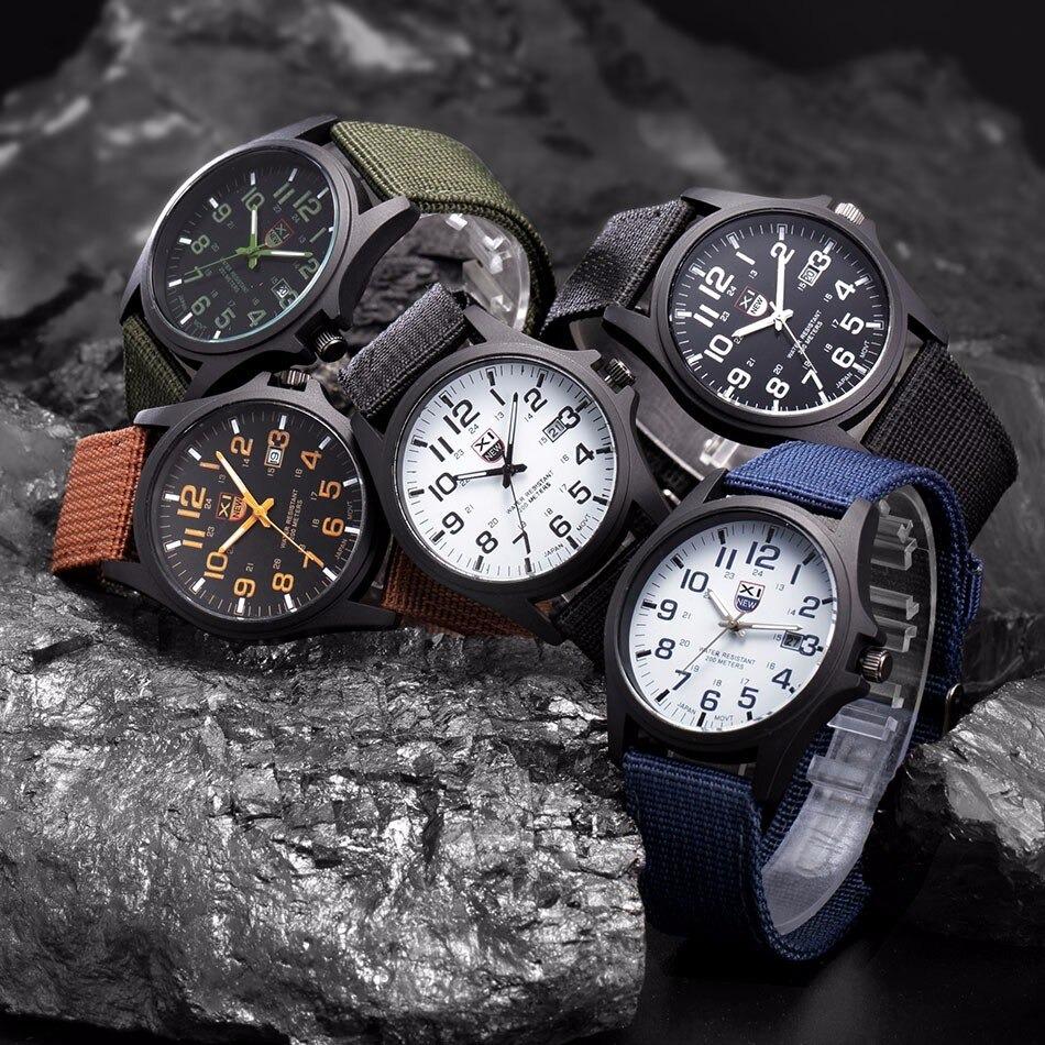 Montre Militaire pour Aventure Extérieure | Robuste, Étanche et Élégante