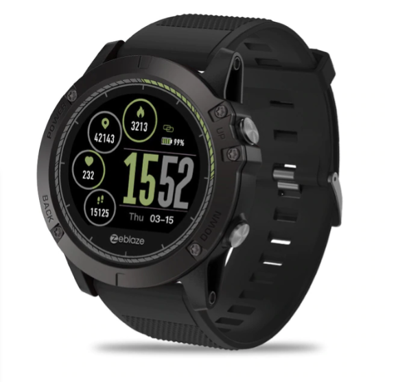 Montre Connectée Tactique | Suivi de Santé et Résistance à l'Eau
