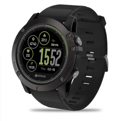 Montre Connectée Tactique | Suivi de Santé et Résistance à l'Eau