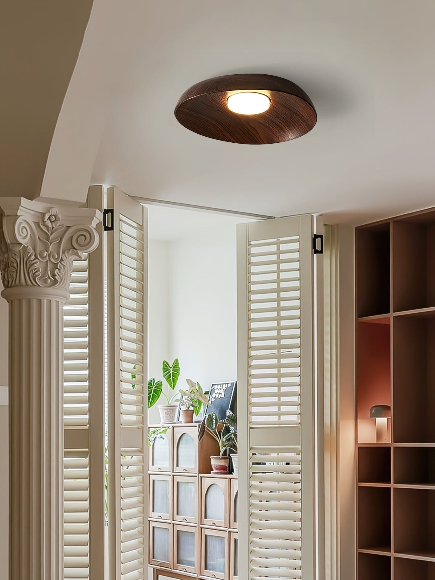 Plafonnier Design Minimaliste | Éclairage Doux et Chaleureux