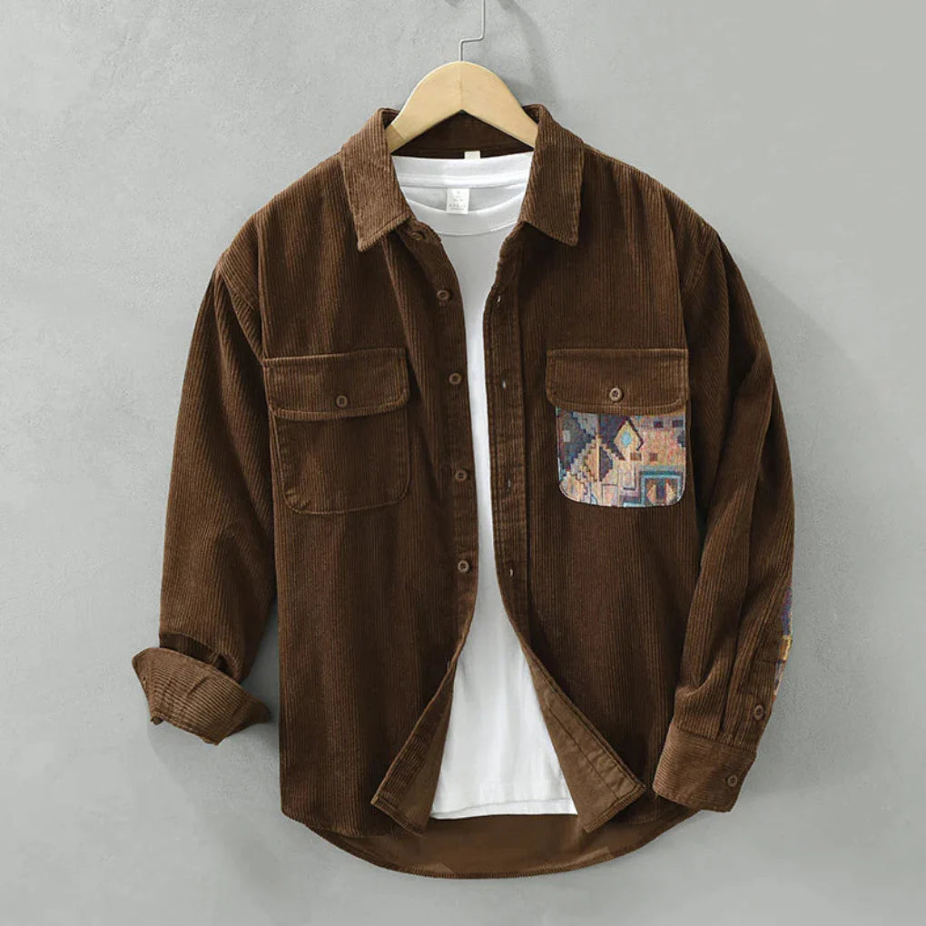 Chemise Vintage à Manches Longues pour Hommes | Élégance Intemporelle et Polyvalente