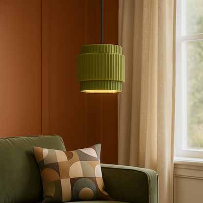Lampe Suspendue en Céramique Colorée | Design Contemporain et Atmosphère Chaleureuse
