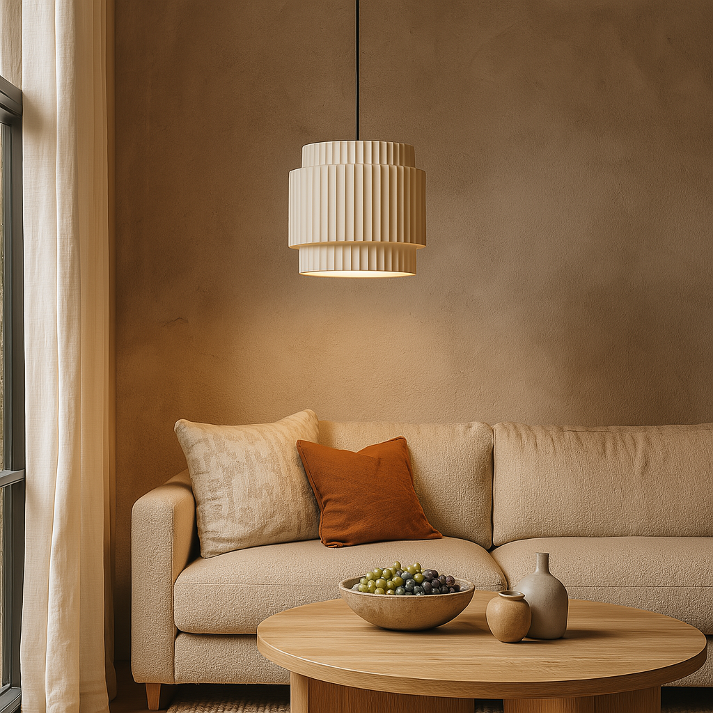 Lampe Suspendue en Céramique Colorée | Design Contemporain et Atmosphère Chaleureuse
