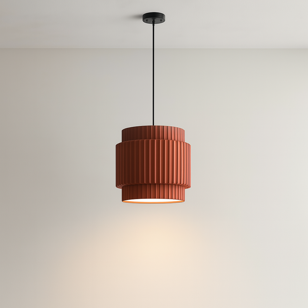 Lampe Suspendue en Céramique Colorée | Design Contemporain et Atmosphère Chaleureuse