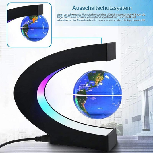 Lampe Globe Lévitation Magnétique | Affichage LED Flottant et Éducatif