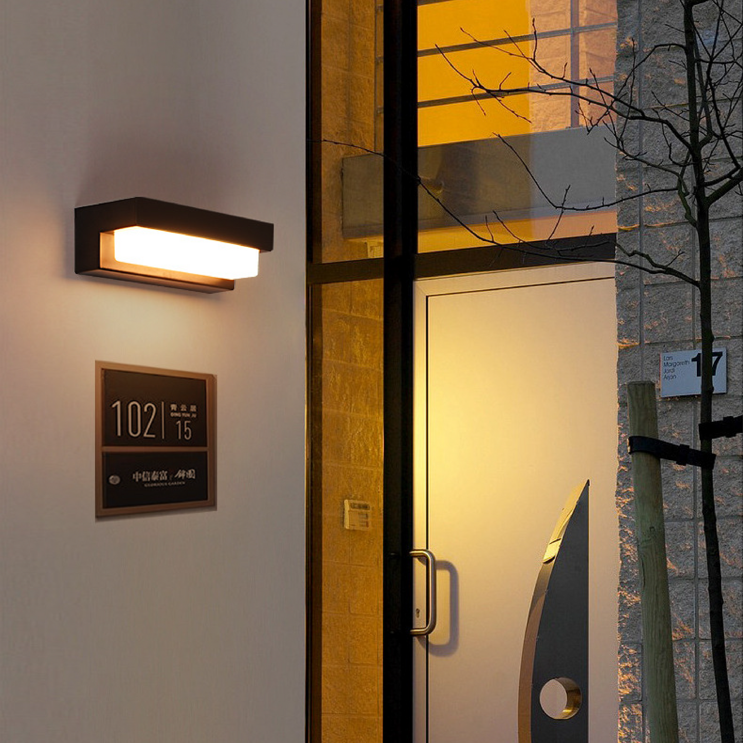 Lampe Murale Solaire pour Extérieur | Design Contemporain et Écologique