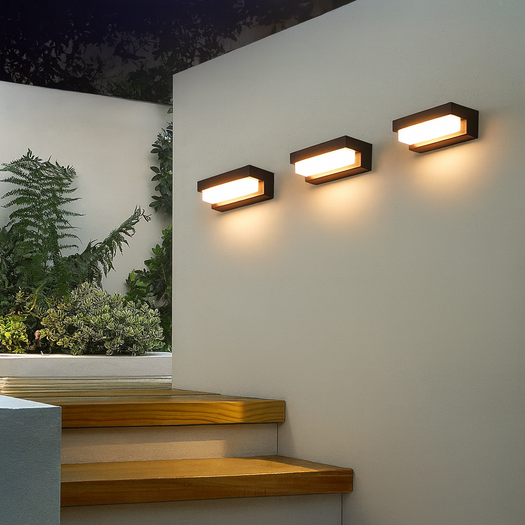 Lampe Murale Solaire pour Extérieur | Design Contemporain et Écologique